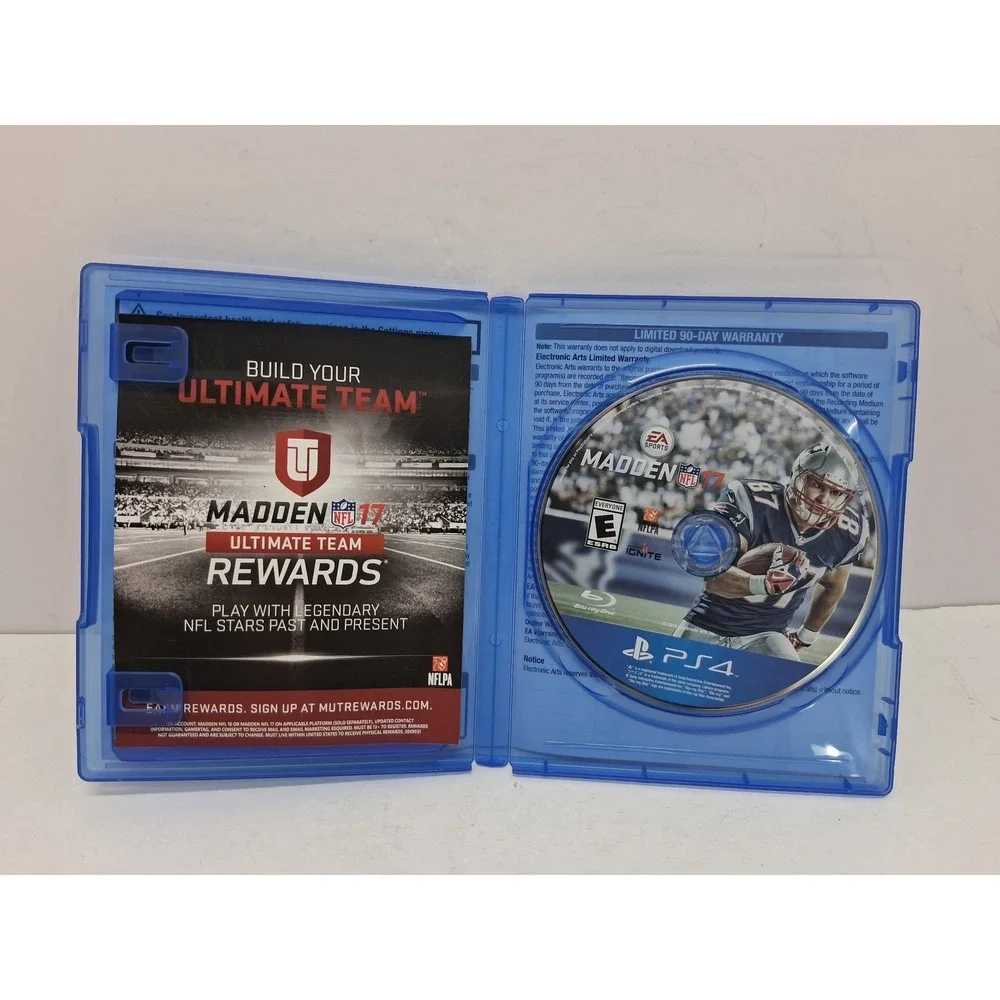 Madden NFL 17 Sony PlayStation 4 PS4 EA Sports Football Game Rob Gronkowski